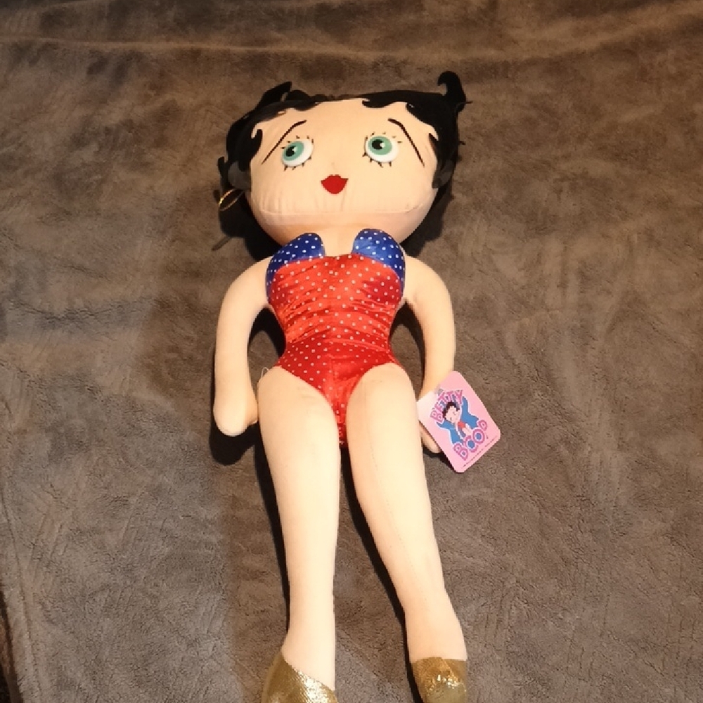 Betty Boop Plush Doll - Red and Blue